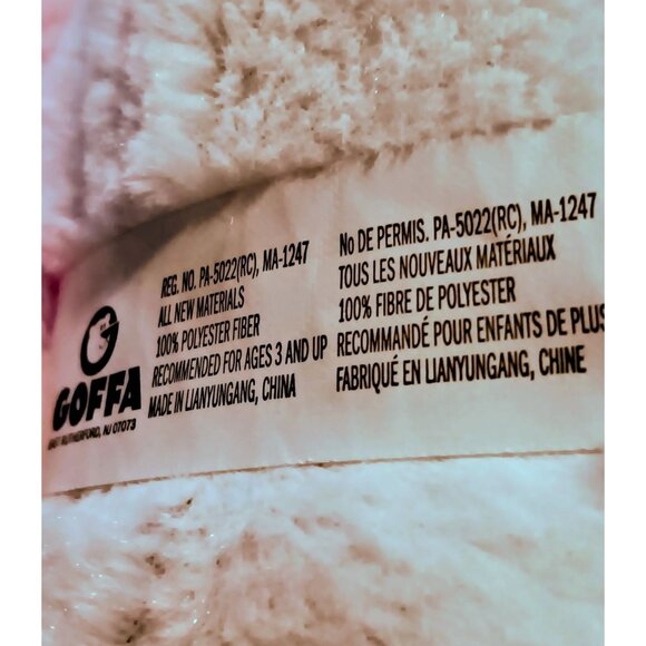 Goffa Pink Plush Unicorn Stuffed Animal Pillow Toy With Sequin Accents - Jumbo S - Picture 8 of 9